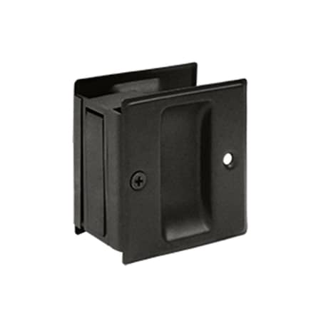 Dendesigns 2.5 x 2.75 in. Passage Pocket LockOil Rubbed Bronze Solid DE831495